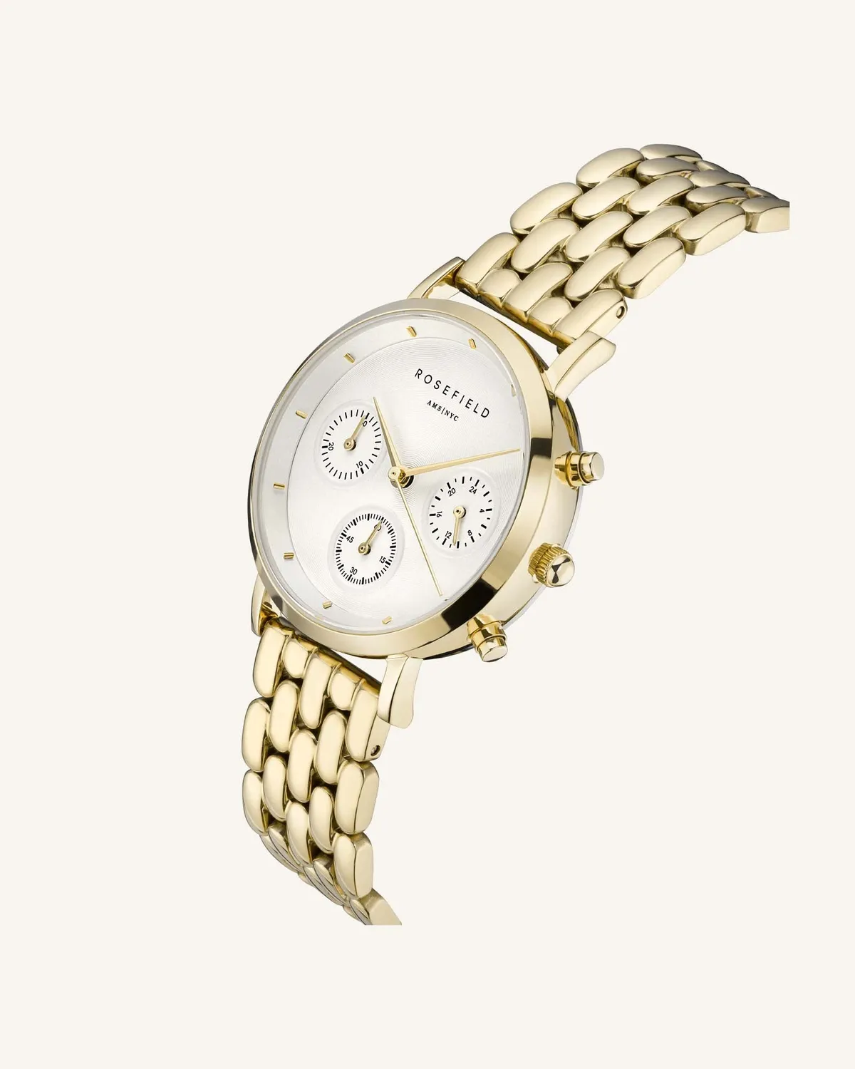 Rosefield Gabby klokke 33 mm gull – tre underskiver