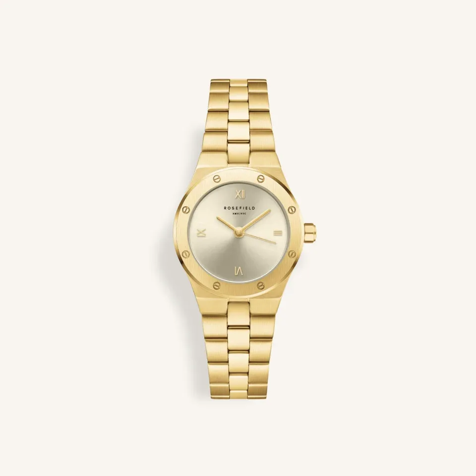 Rosefield Rose XS Gold klokke gull 24 mm