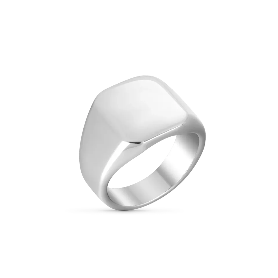 Duxot Atlantica Ring Silver ring størrelse 20 rustfritt stål