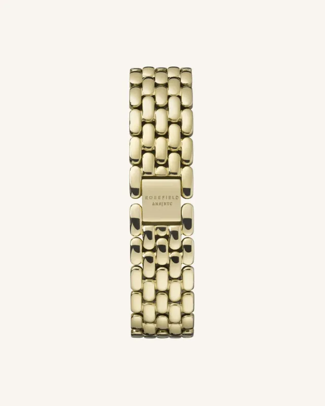 Rosefield Gold Strap klokkerem 16 mm gullfarget stål