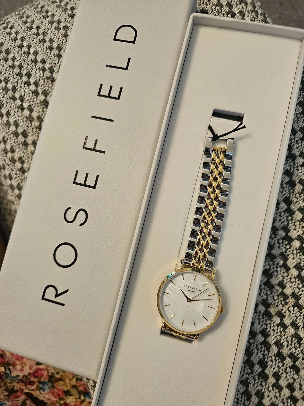 Rosefield Upper East Side Duotone klokke 33 mm tofarget