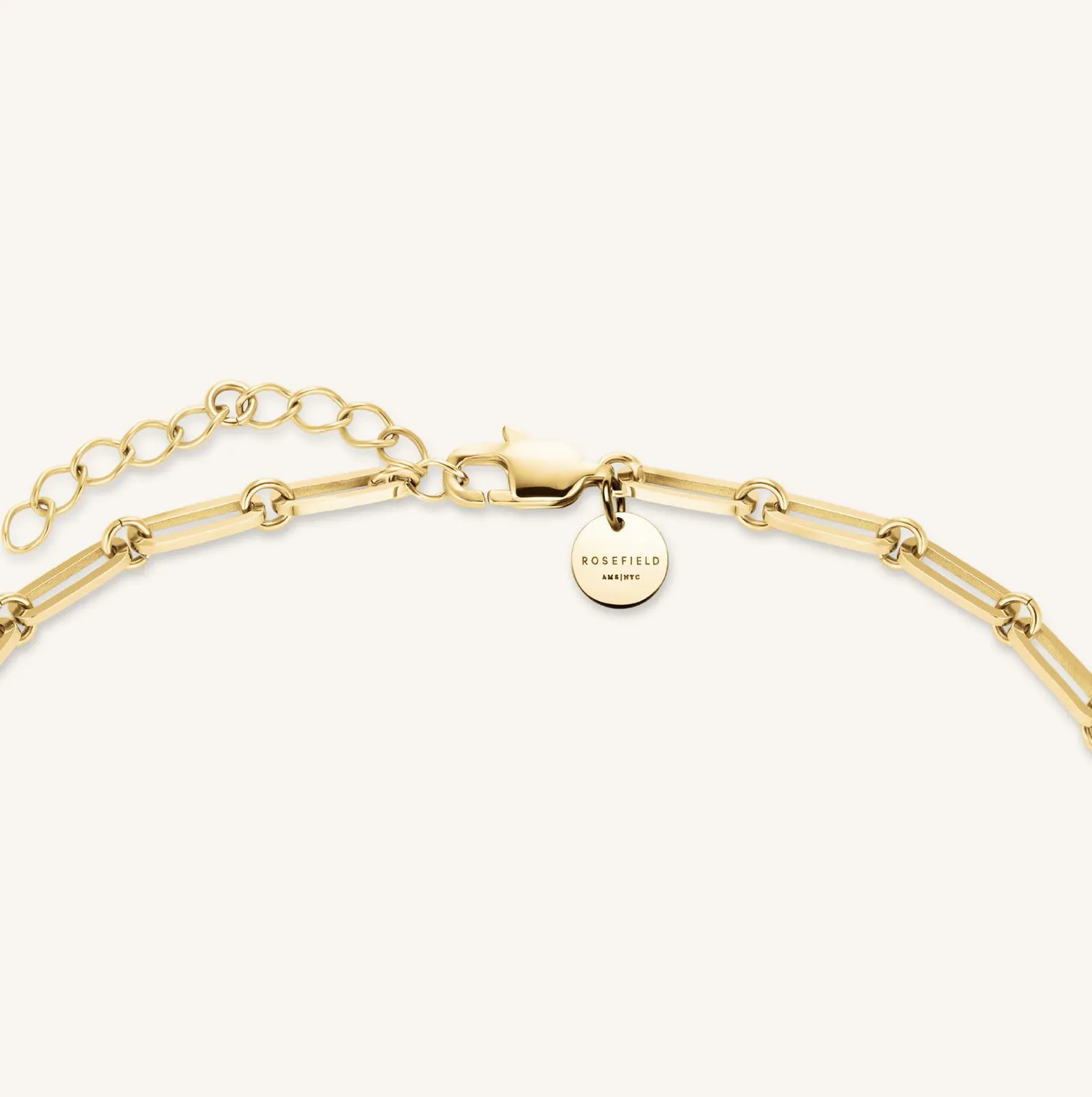 Rosefield Stones Bar Necklace halskjede gull 42–46 cm