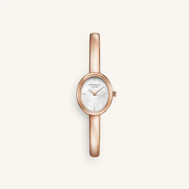 Rosefield Studio Bangle S Rose Gold klokke roségull
