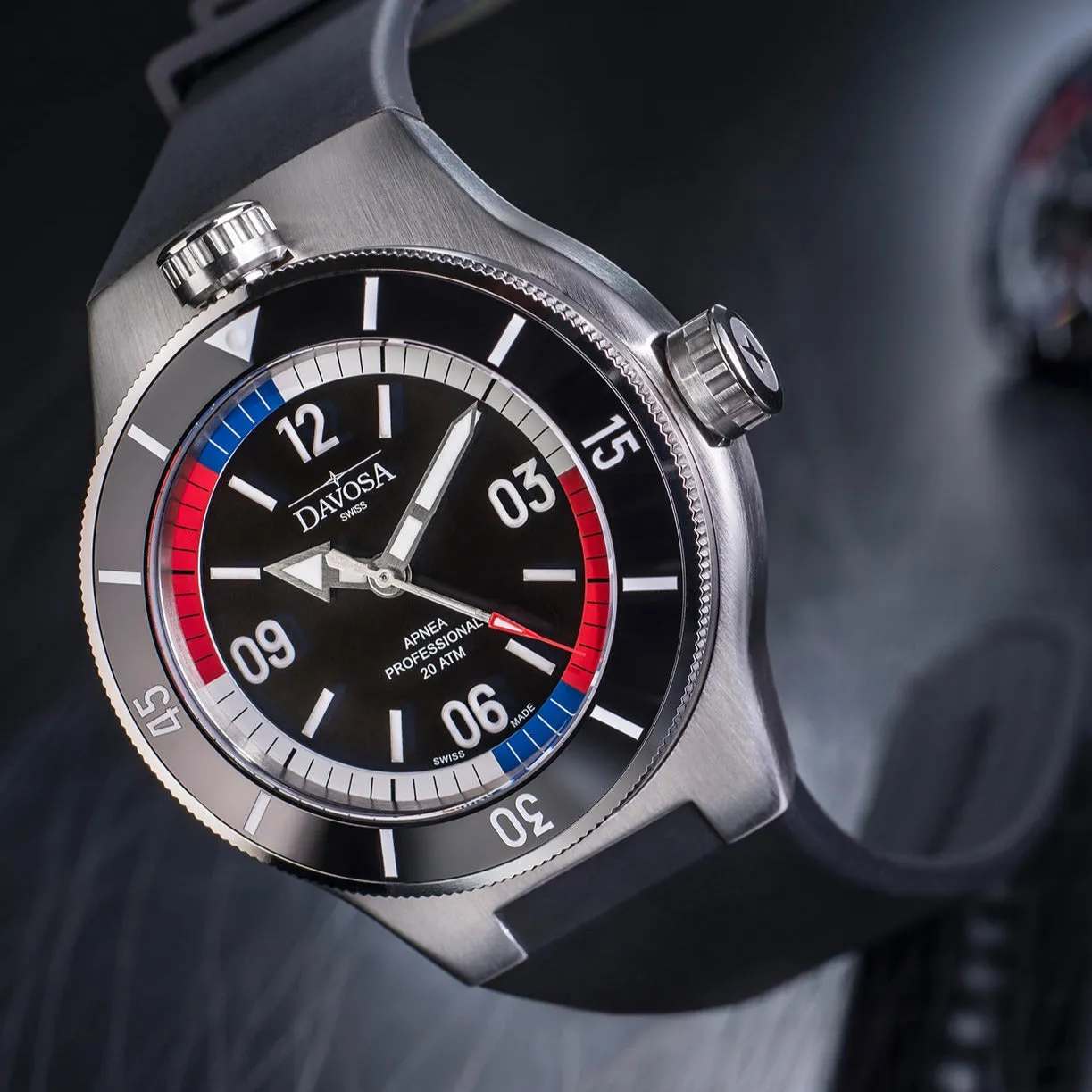 DAVOSA Apnea Diver automatisk dykkerklokke 20 ATM