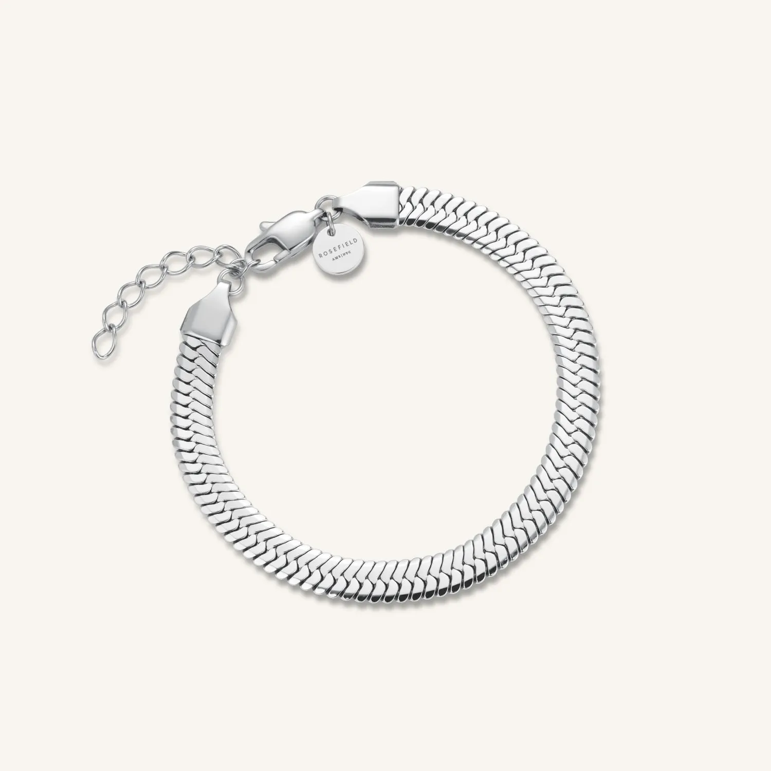 Rosefield Large Snake Bracelet armbånd gull 6 mm