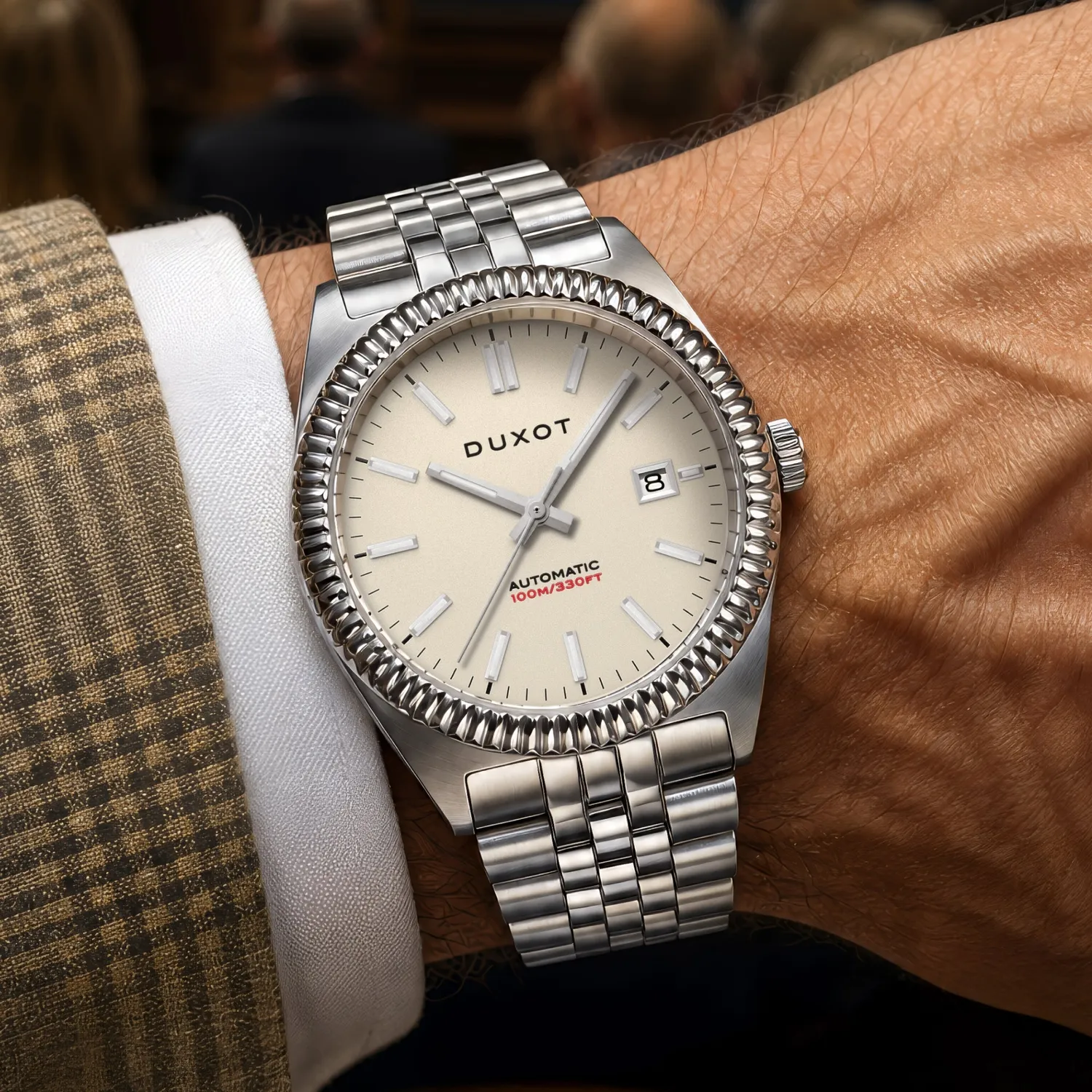 Duxot Siena Linen Dream automatisk klokke 40 mm