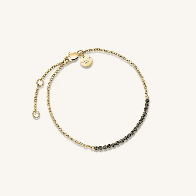 Rosefield Tennis Bracelet armbånd gullbelagt