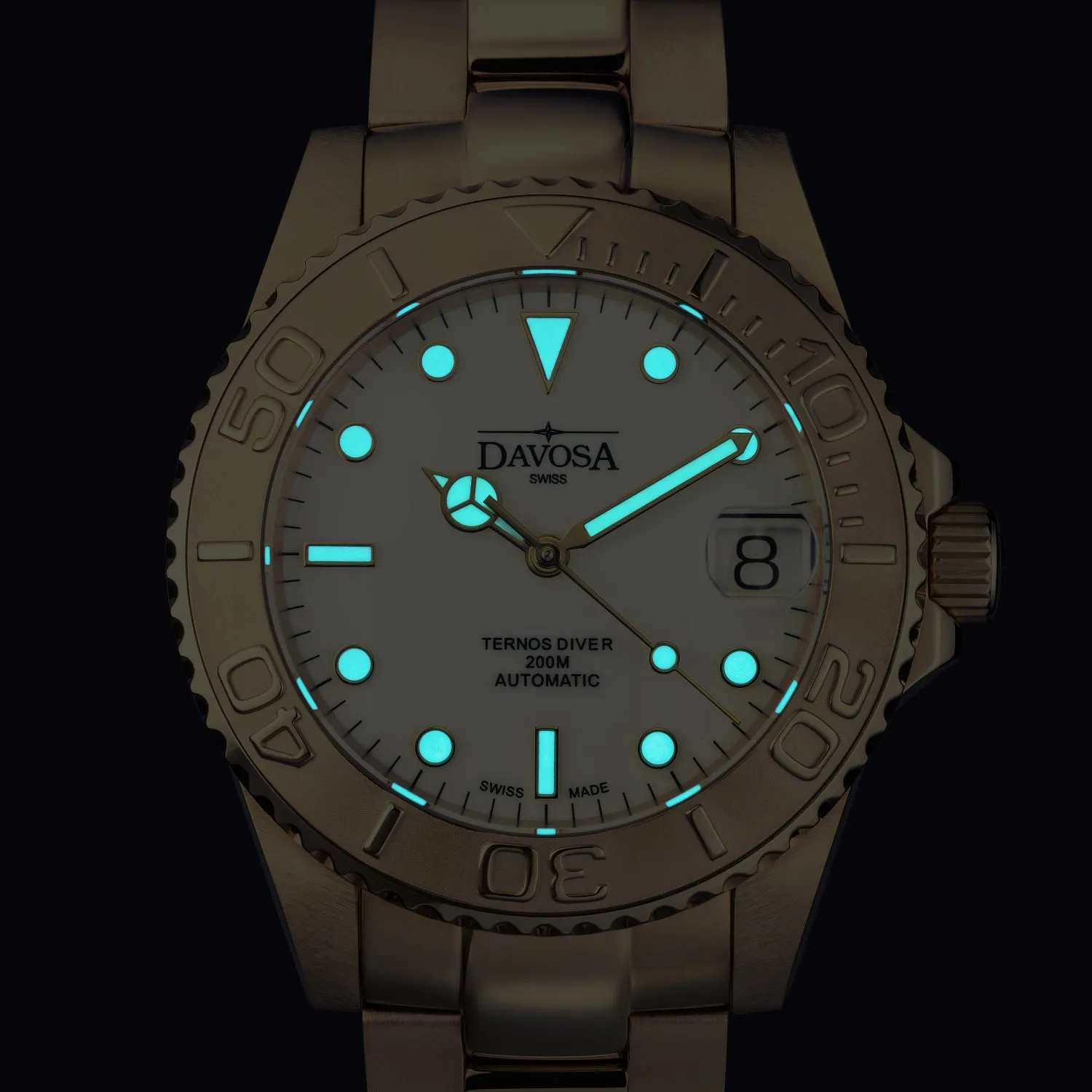 DAVOSA Ternos Medium automatisk dykkerklokke 36,5 mm