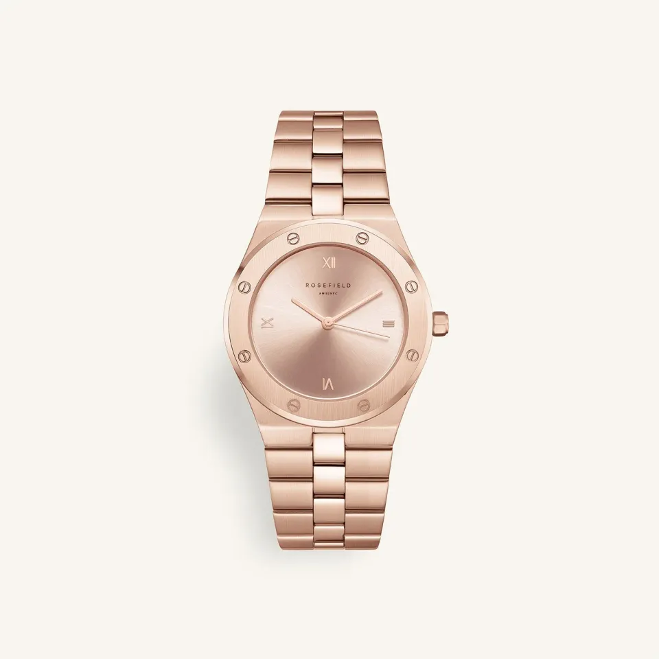 Rosefield Rose klokke 33 mm roségull uten gravering