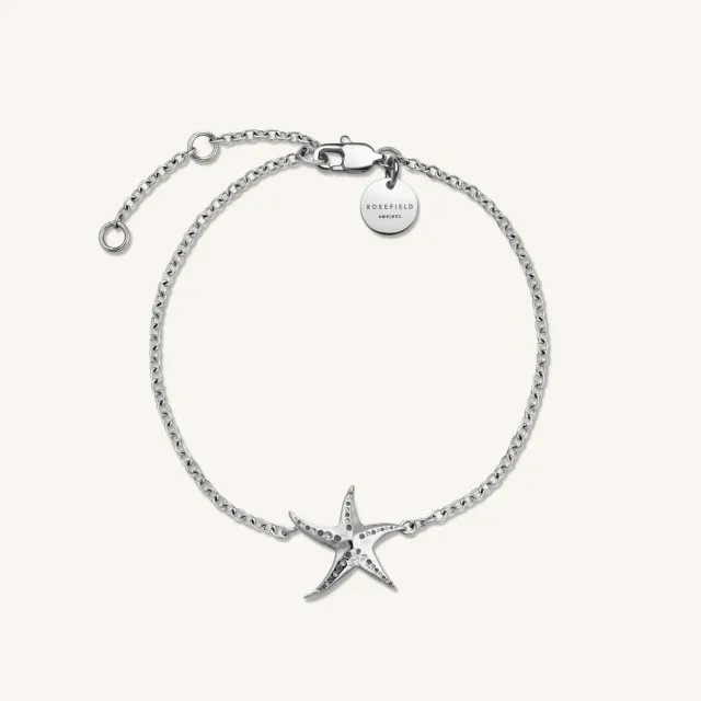 Rosefield Essentials Seastar Bracelet armbånd gull og sølv
