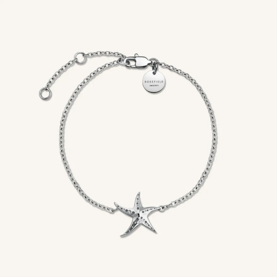 Rosefield Essentials Seastar Bracelet armbånd gull og sølv