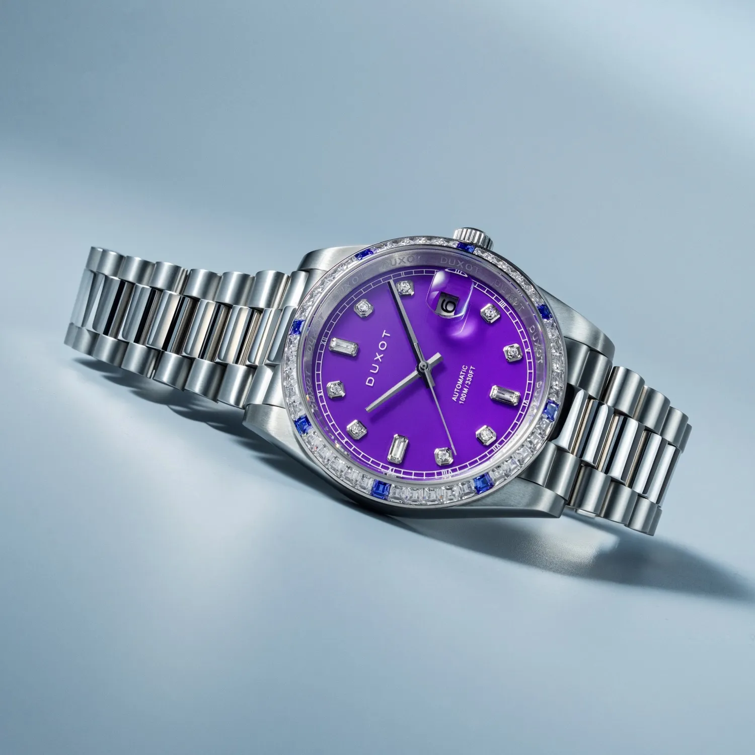 Duxot Serenata Purple Crystal automatisk klokke