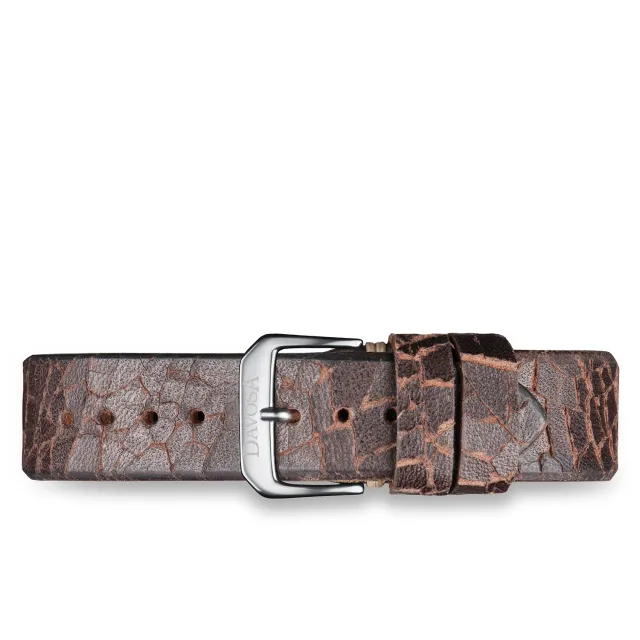 DAVOSA Calfskin Leather Vintage Brown klokkerem 20 mm