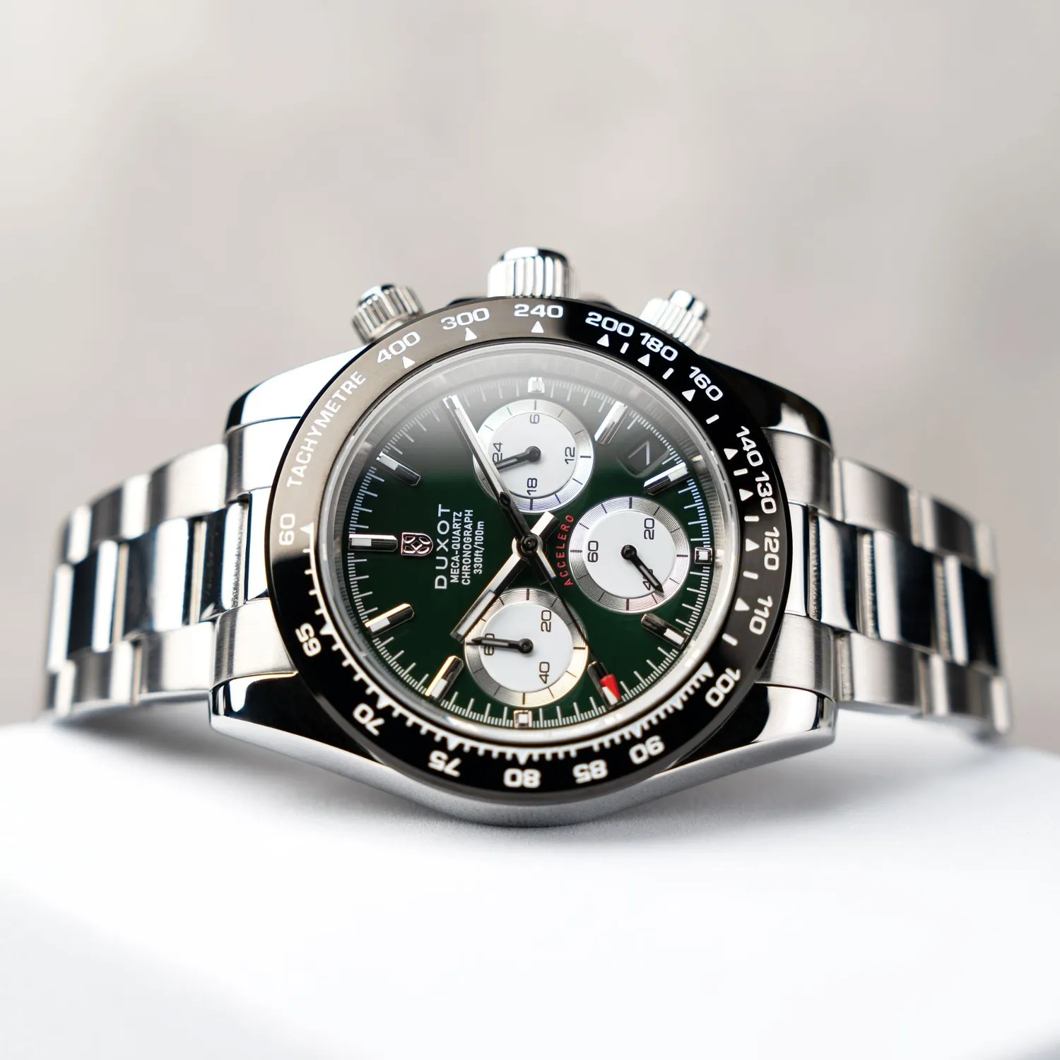 Duxot Accelero Chronograph Jade Green klokke 40 mm