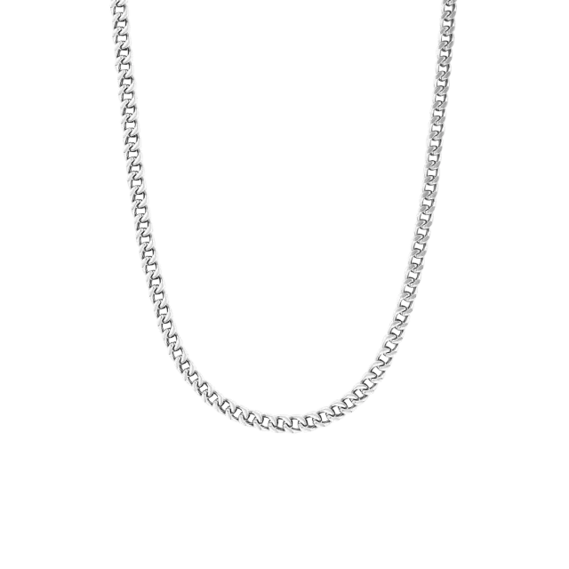 Duxot Accelero Cuban Link Chain halskjede Silver