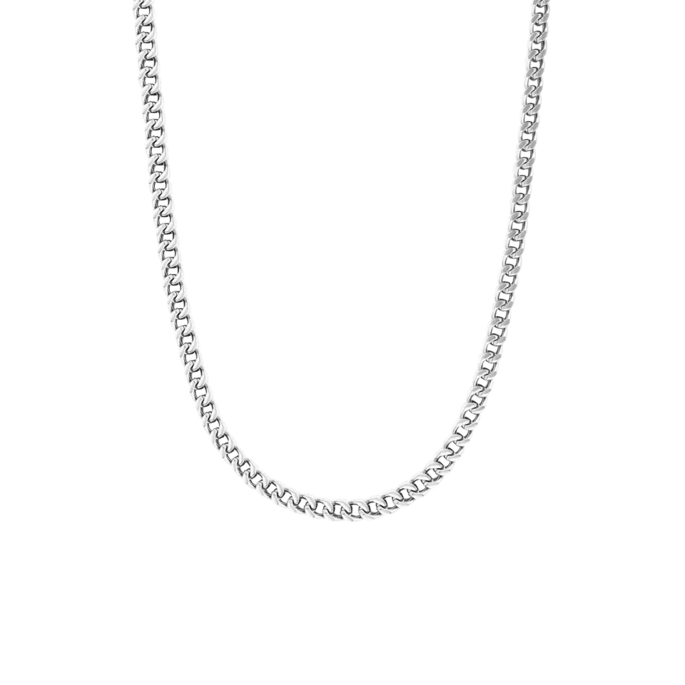 Duxot Accelero Cuban Link Chain halskjede Silver