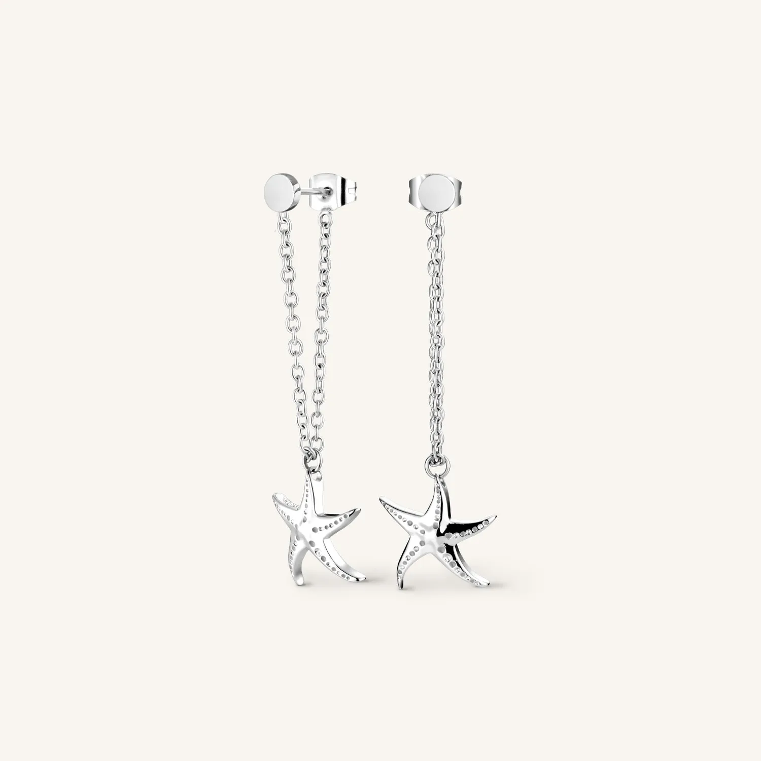 Rosefield Seastar Earrings øredobber gull 4,5 cm