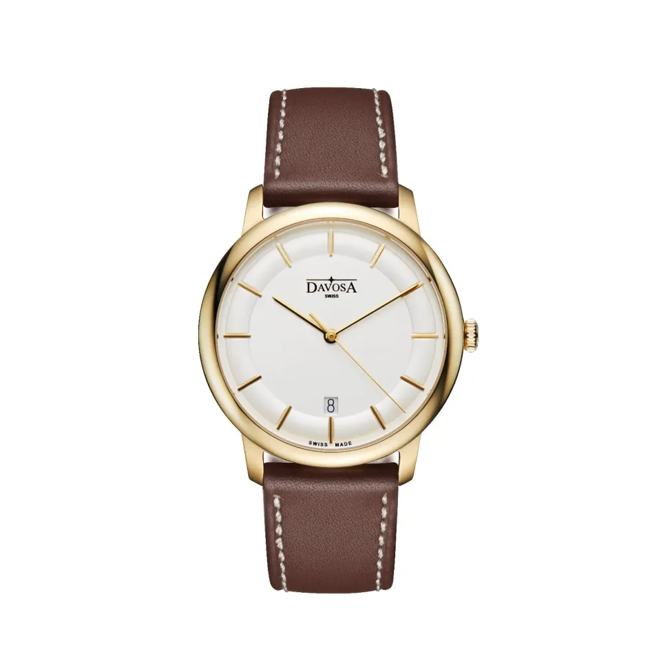 DAVOSA Amaranto Quartz herreklokke