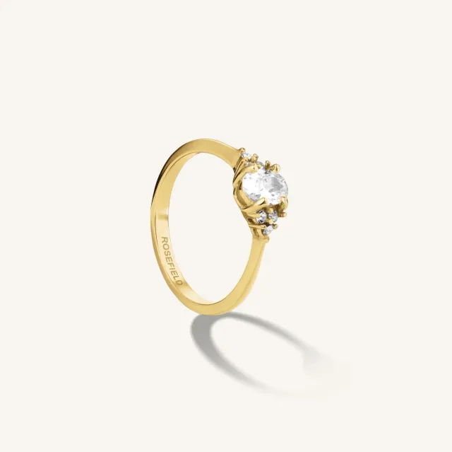 Rosefield Vintage Ring gull størrelse 54
