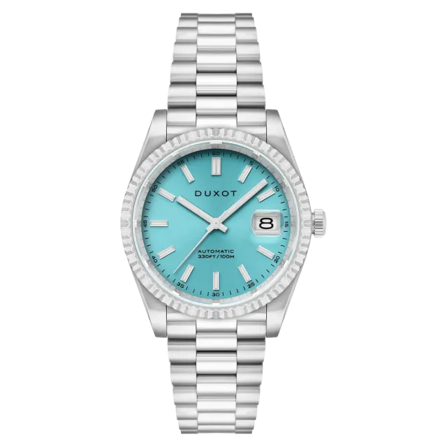 Duxot Marcel Sky Blue automatisk klokke blå 40 mm 10 ATM