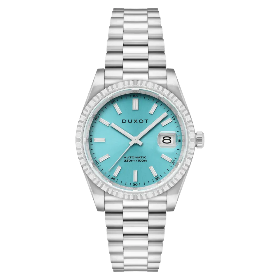 Duxot Marcel Sky Blue automatisk klokke blå 40 mm 10 ATM