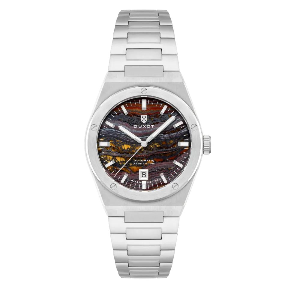 Duxot Bastia klokke Iron Tiger natursteinskive limited edition