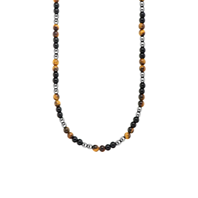 Duxot Atlantica Hematite Tiger Eye Onyx steinarmbånd