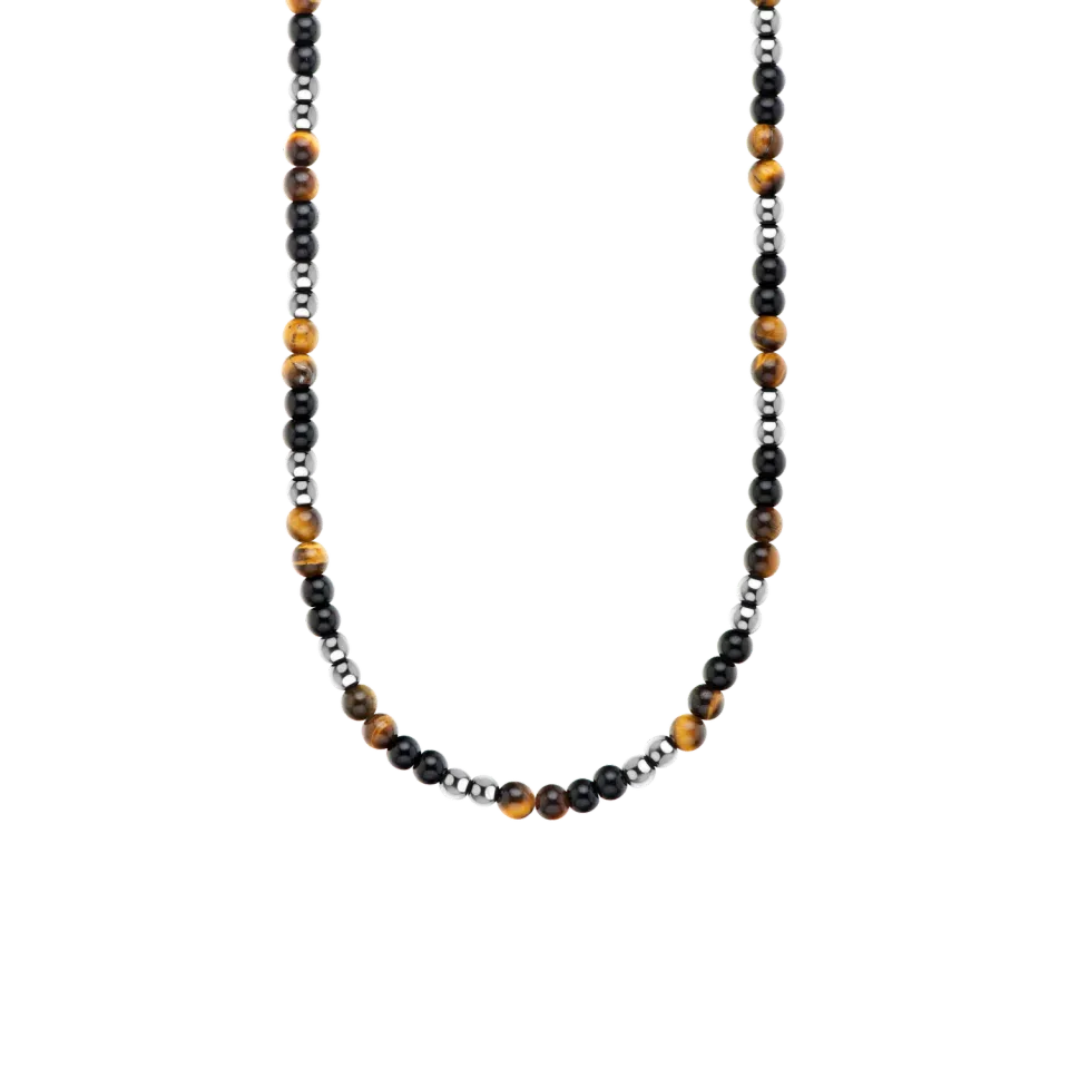 Duxot Atlantica Hematite Tiger Eye Onyx steinarmbånd