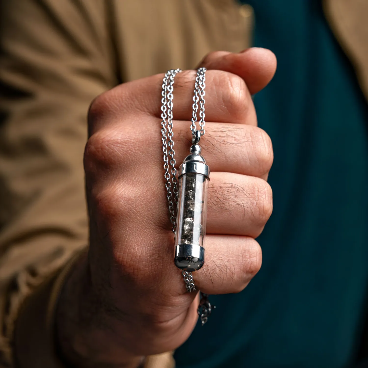 Duxot Marcel Silver Dust Meteorite anheng upolert meteoritt