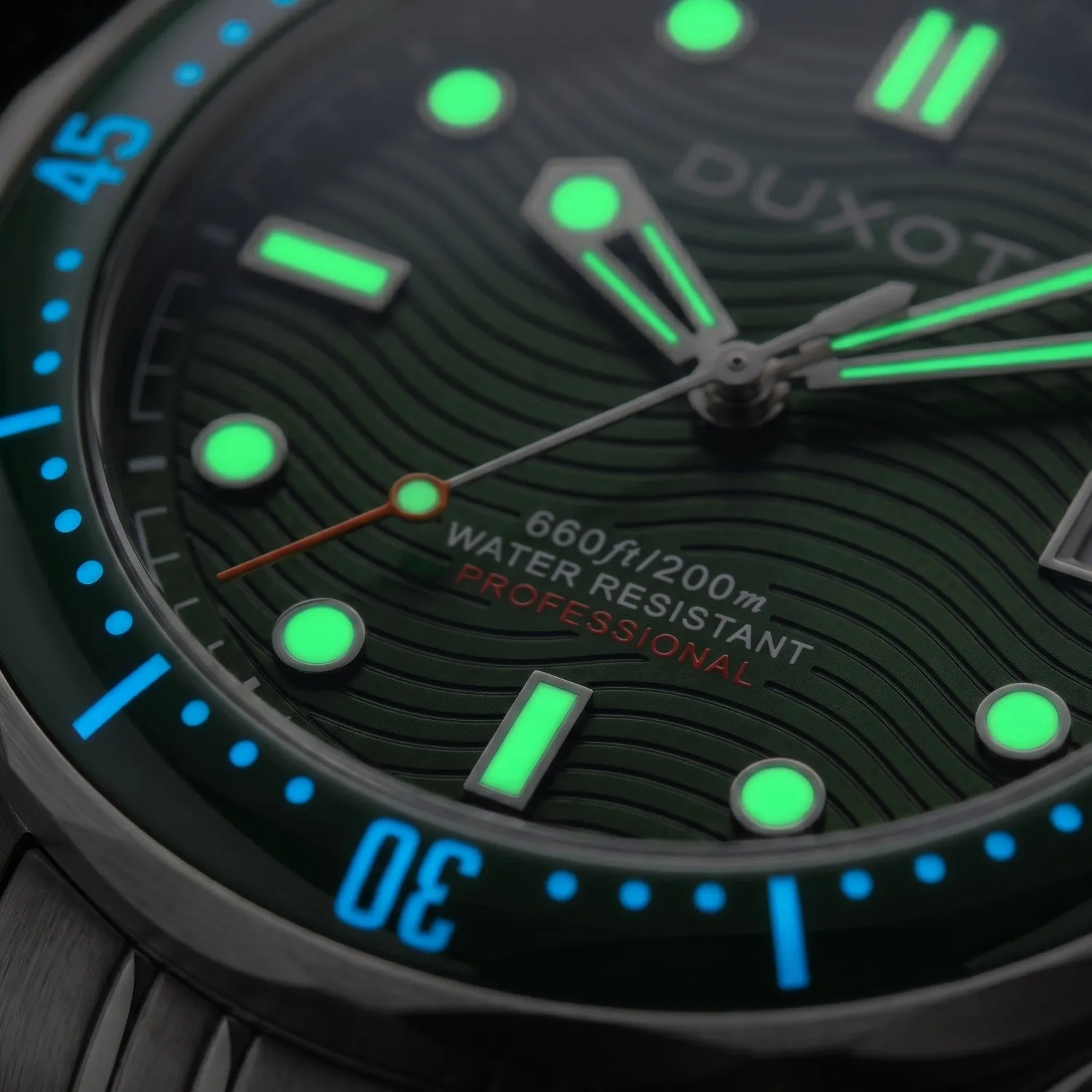 Duxot Henri Diver Automatic dykkerklokke grønn automatisk