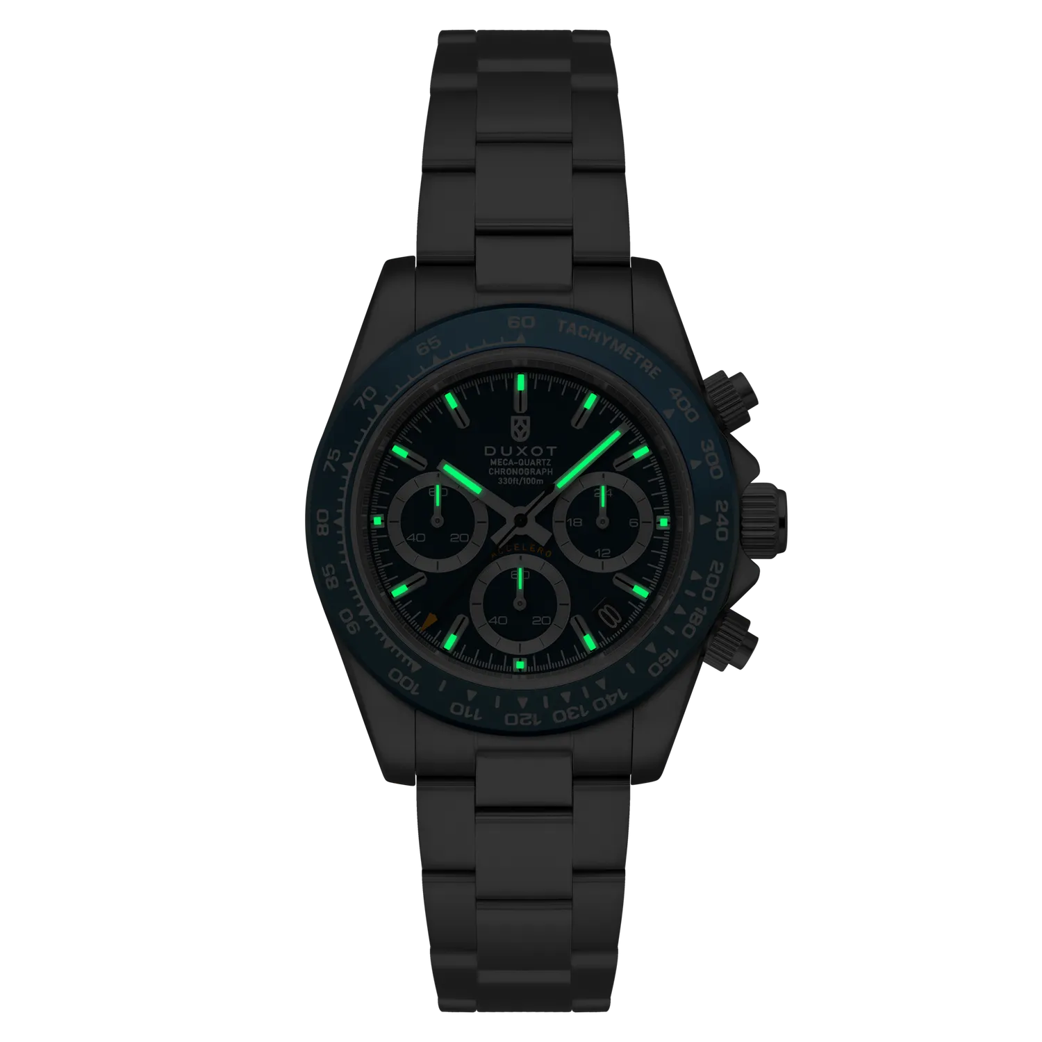Duxot Accelero Chronograph klokke Cambridge Blue 40 mm