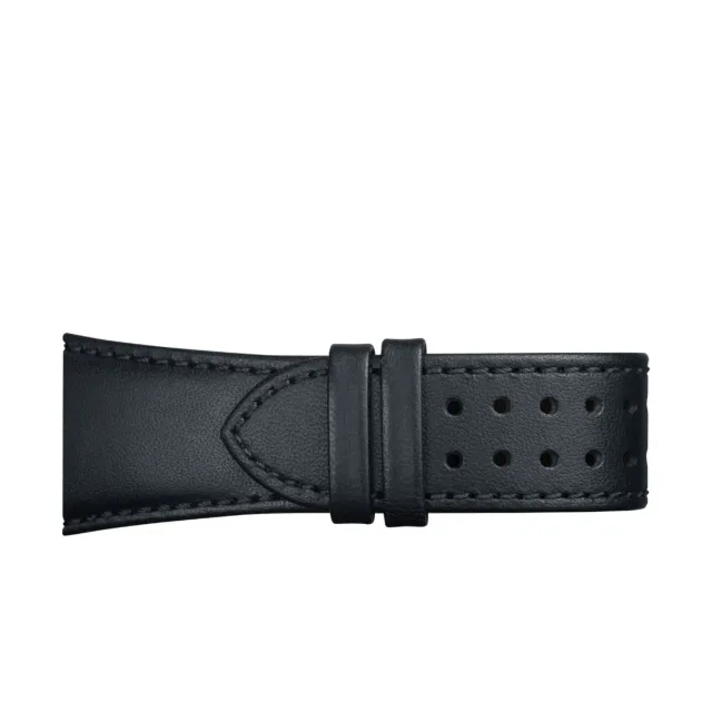 DAVOSA Calfskin Black klokkerem 24 mm svart skinn