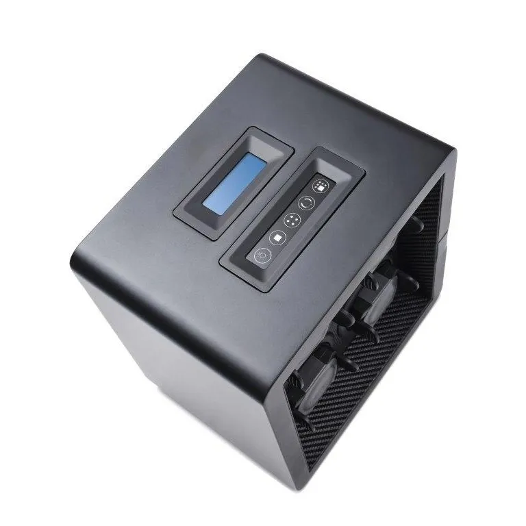 Leanschi watch winder 4 slots klokkeopptrekker svart