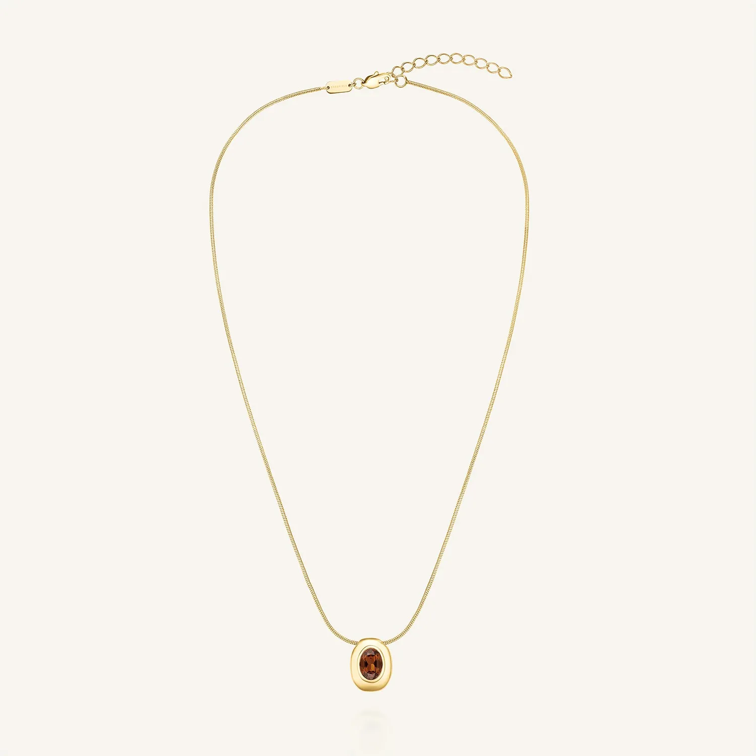 Rosefield Essentials Molten Necklace halskjede gull