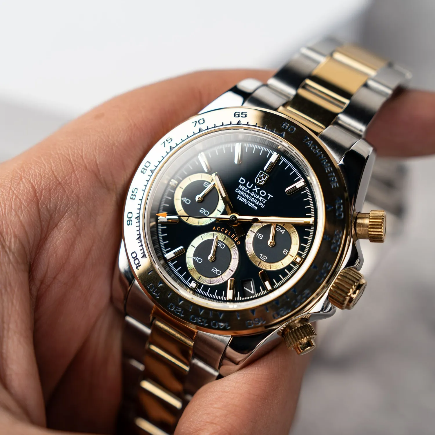 Duxot Accelero Oxford Blue Chronograph klokke, 40 mm