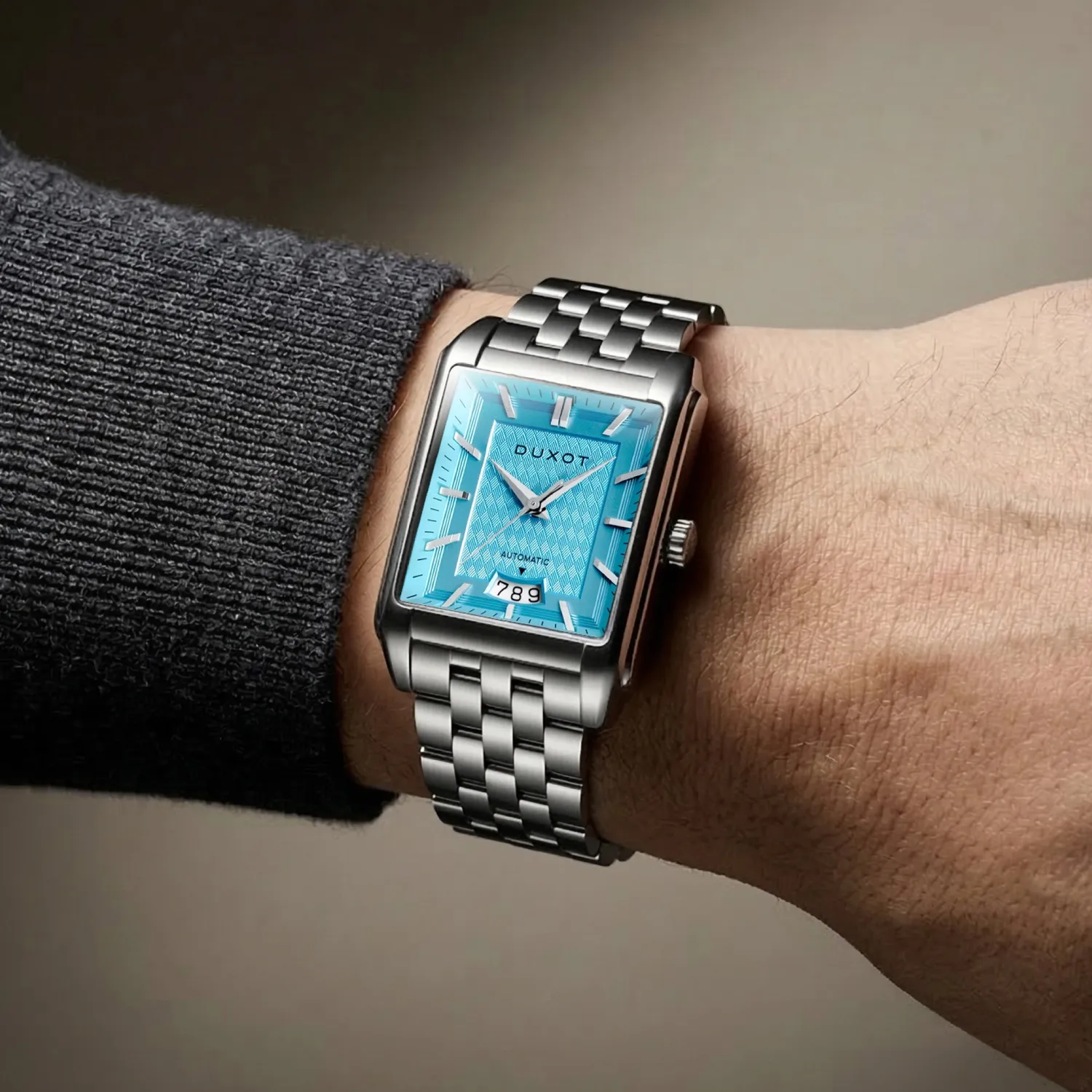 Duxot Livorno klokke Teal Spark 33 mm rektangulær