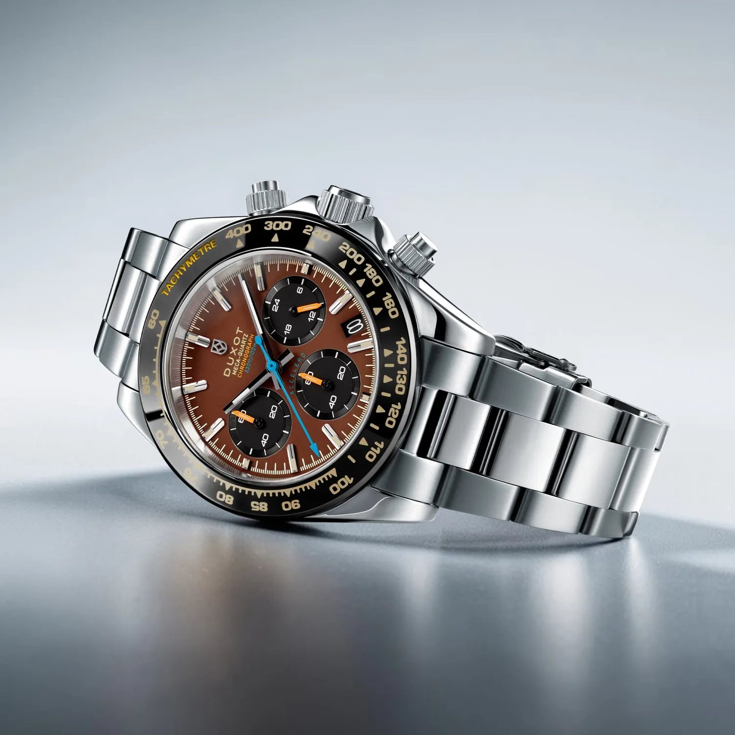 Duxot Accelero Chronograph kronograf Mocha Magic 40 mm