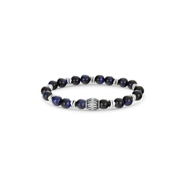 Duxot Atlantica Blue Tiger Eye And Hematite Stones armbånd