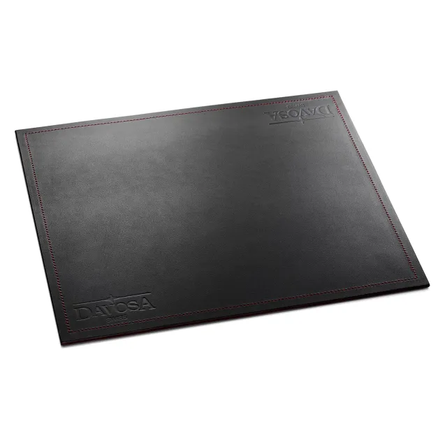 DAVOSA Leather presentation tray klokkeunderlag i svart skinn