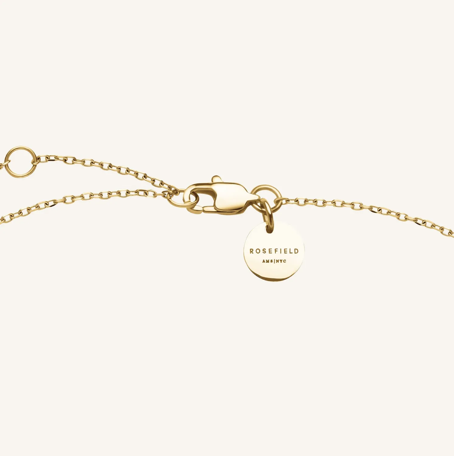Rosefield Essentials Puffy Heart Necklace halskjede gull