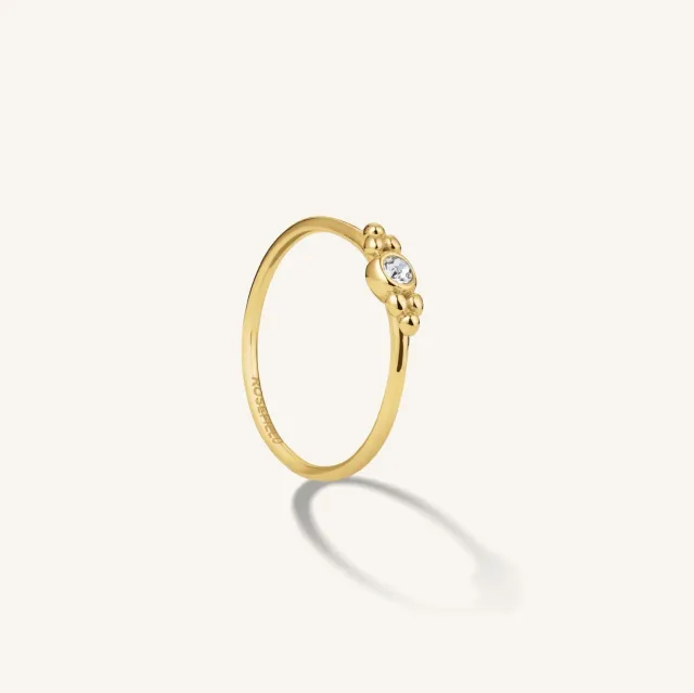 Rosefield Chaton Ring gullring størrelse 48–56