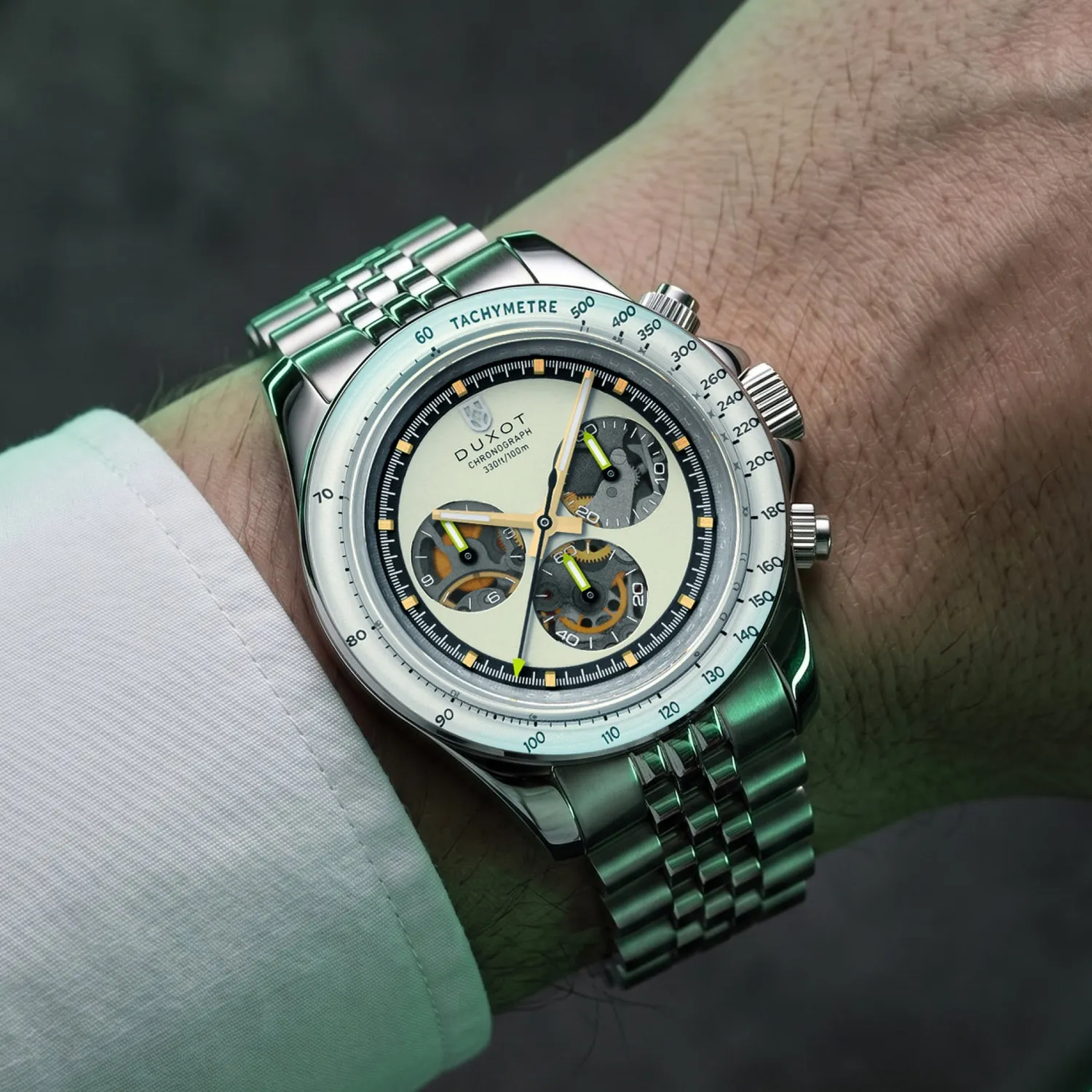 Duxot Accelero Luminara Limited Edition automatisk kronograf Lunar Glow