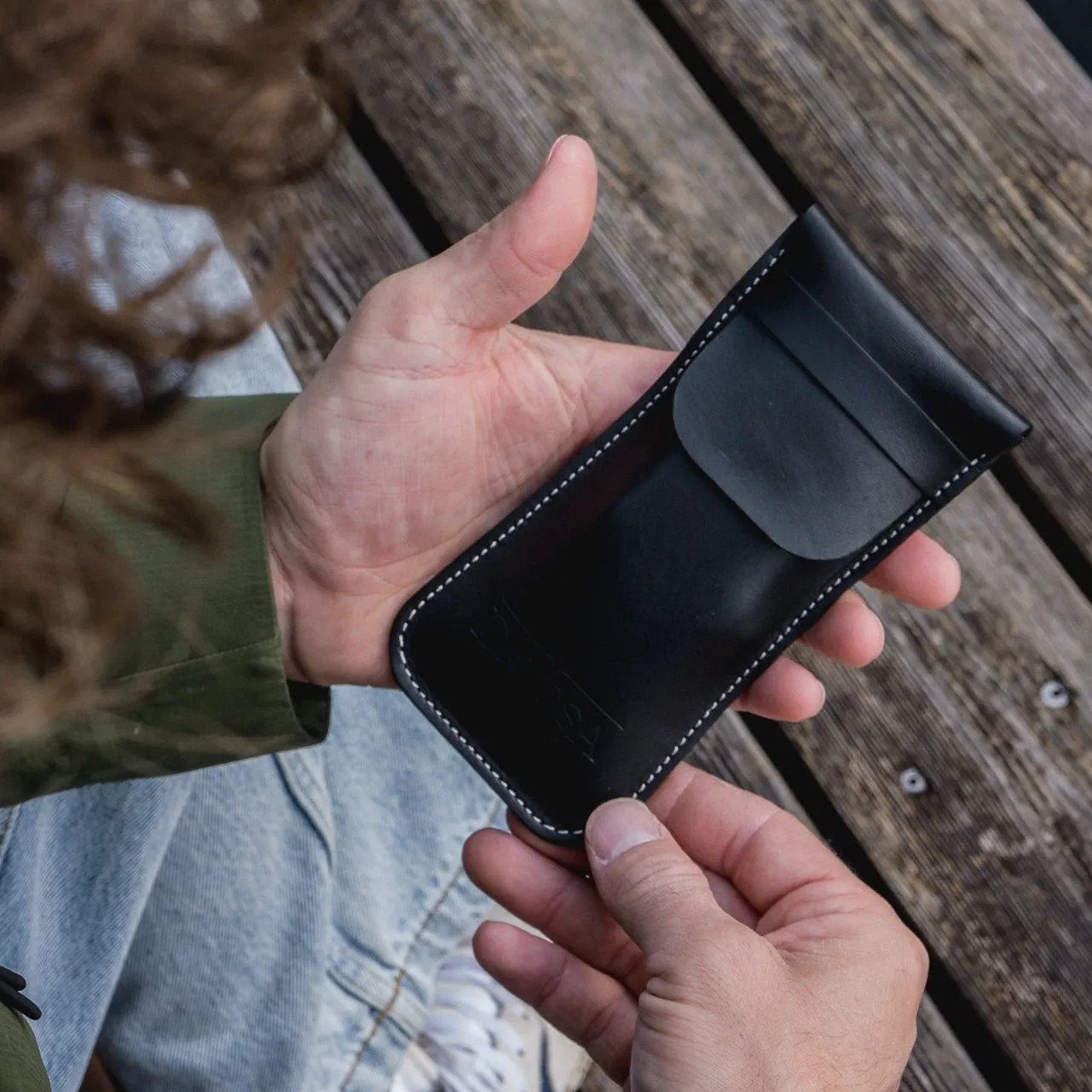 DAVOSA Travel pouch klokkeetui 1 klokke italiensk kuskinn