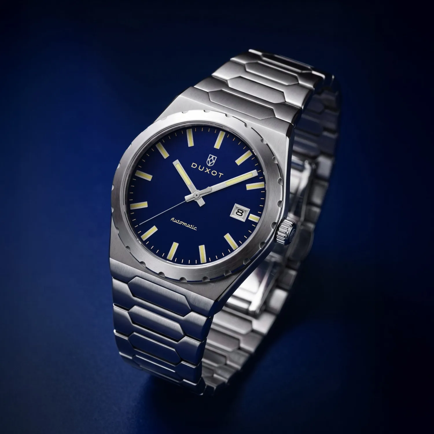 Duxot Taranto klokke Starlit Blue 37 mm integrert lenke