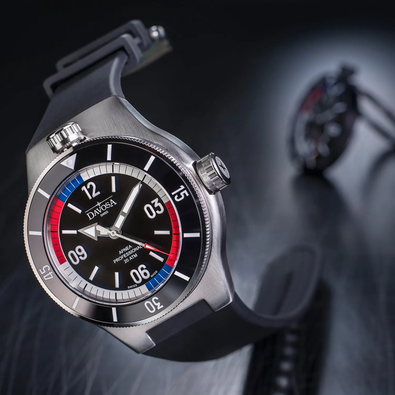 DAVOSA Apnea Diver automatisk dykkerklokke 20 ATM