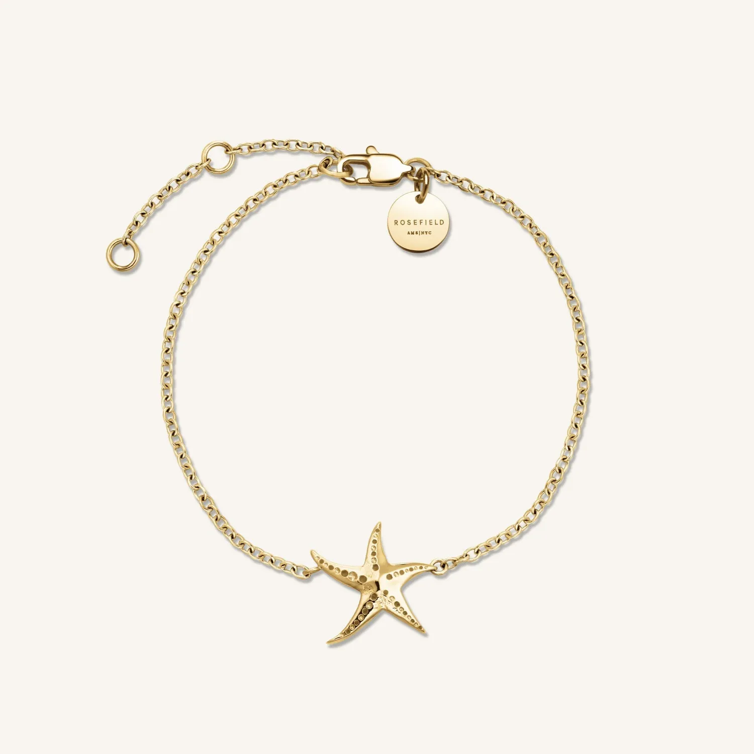 Rosefield Essentials Seastar Bracelet armbånd gull og sølv