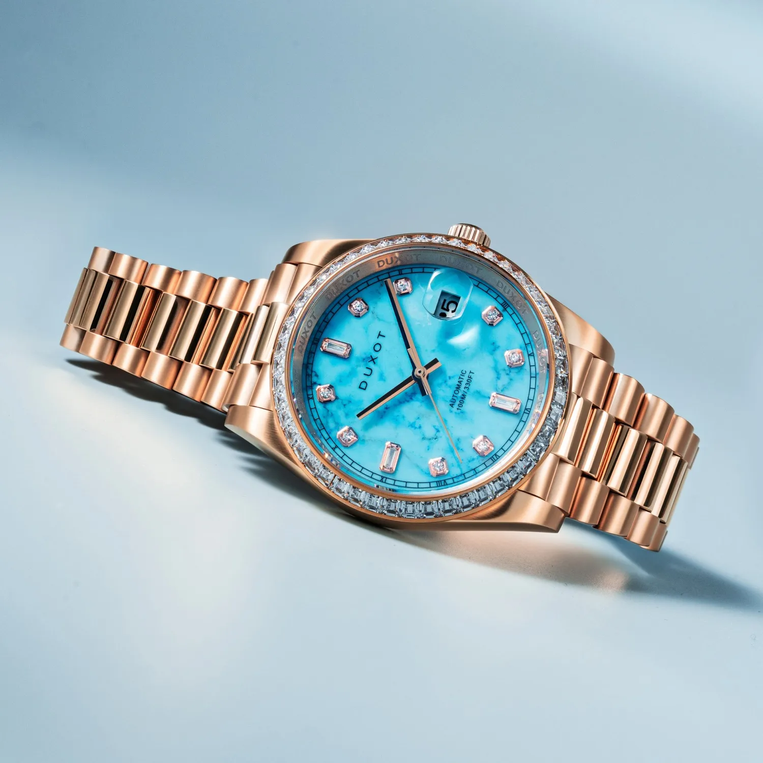 Duxot Serenata Automatic klokke Turquoise 40 mm limited edition