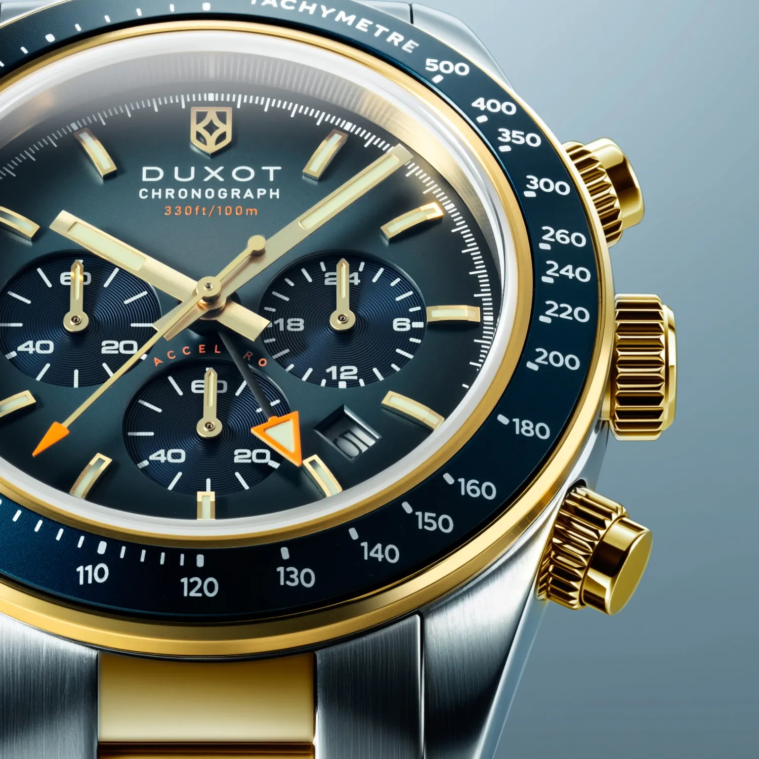 Duxot Vitesse kvartsur Cobalt Blue 39 mm stål