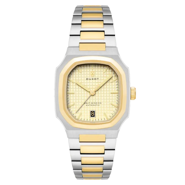Duxot Colmar Two Tone Gold automatisk klokke 38 mm
