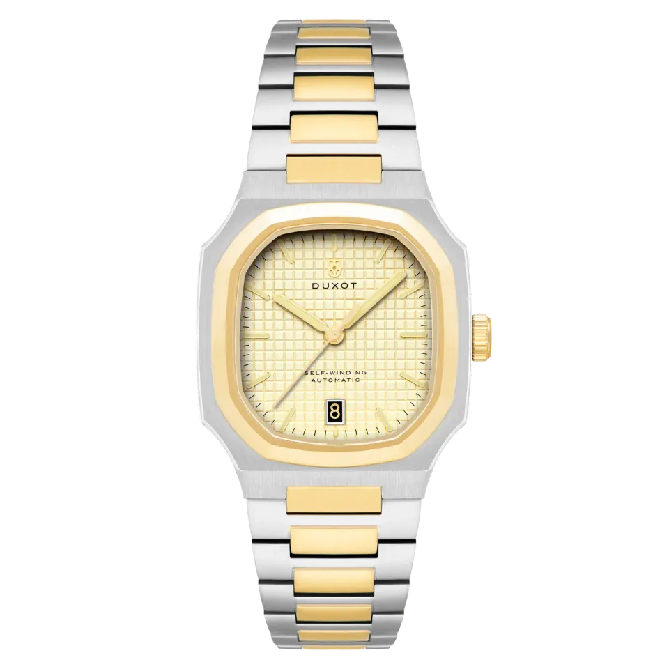 Duxot Colmar Two Tone Gold automatisk klokke 38 mm